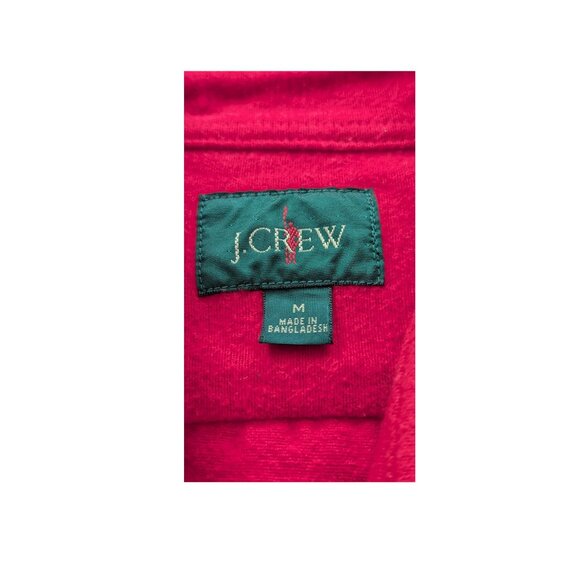 J.Crew Men’s Heavyweight Chamois Overshirt Shacket Red – Medium - Picture 4 of 9